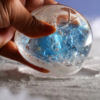 細氷キャンドル（ソーサー付き）