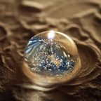 細氷キャンドル（ソーサー付き）