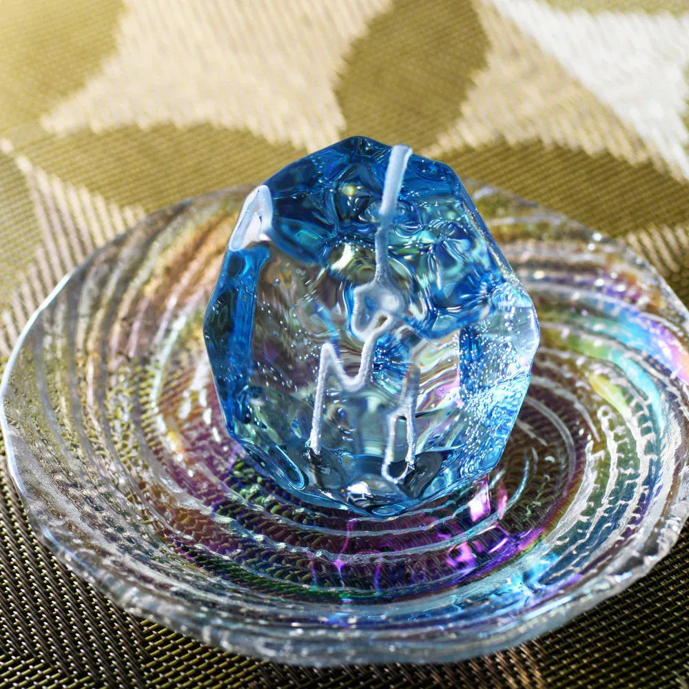 ロックアイスキャンドル ブルー