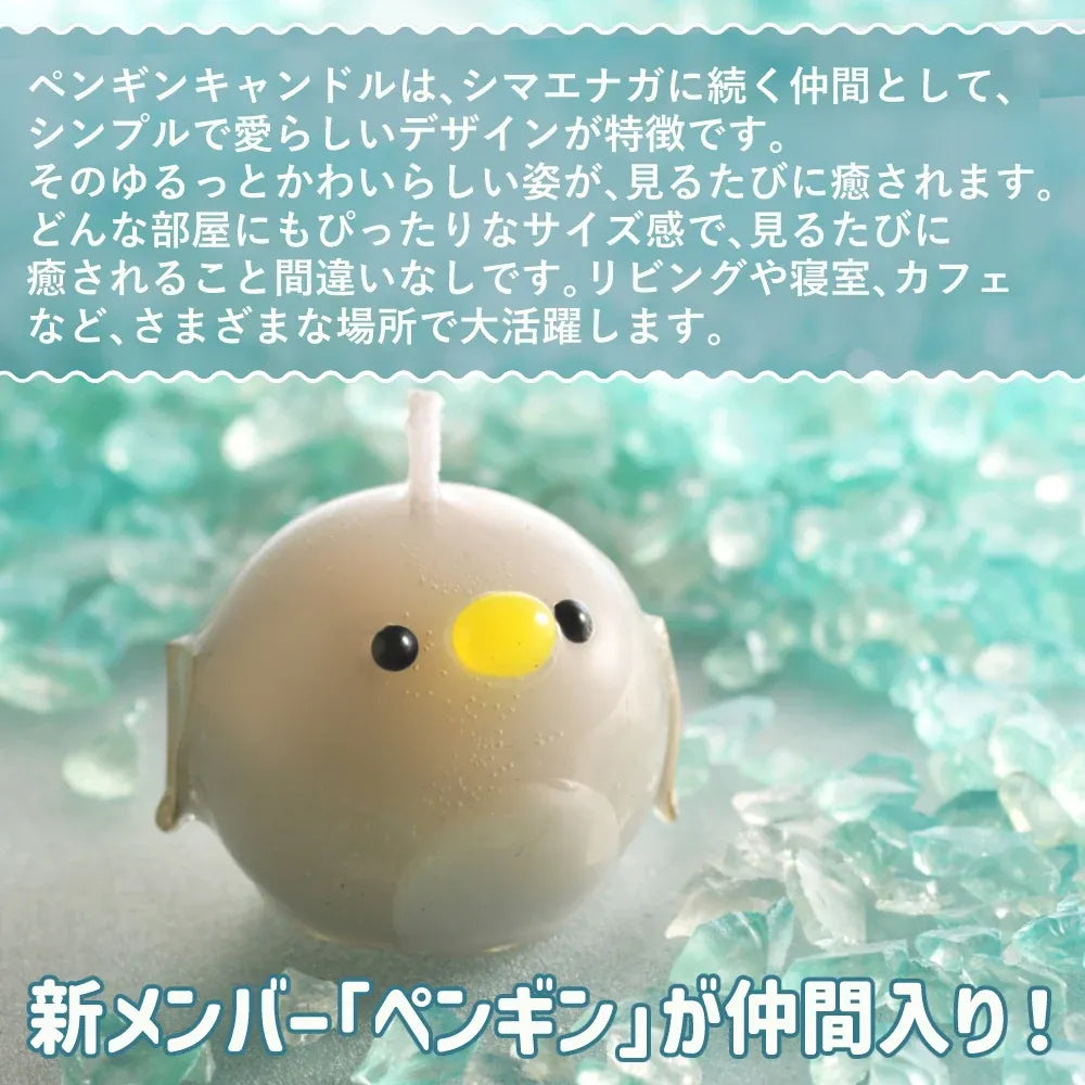 ぷにぷにペンギンCANDLE | ラズベリーシャーベットの香り