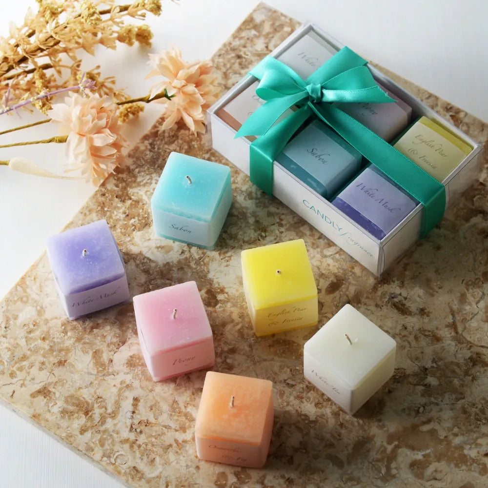 アロマキャンドル フレグランス キューブタイプ 6個入り